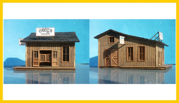 RS Laser 3005 N Scale Greg's Saloon and Repair Shop (Kit)