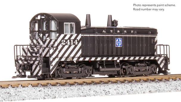 Broadway Limited  9300 N ATSF EMD NW2 Switcher Zebra Stripes 2414 (DCC/Sound)