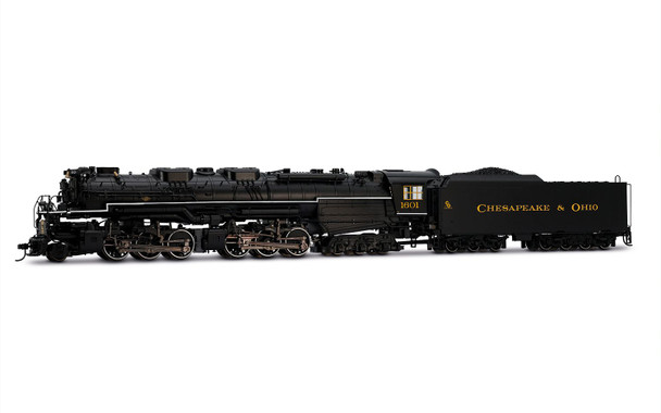 Rivarossi HR2950S HO Chesapeake & Ohio 2-6-6-6 Steam Locomotive 1601 (DCC/Sound)