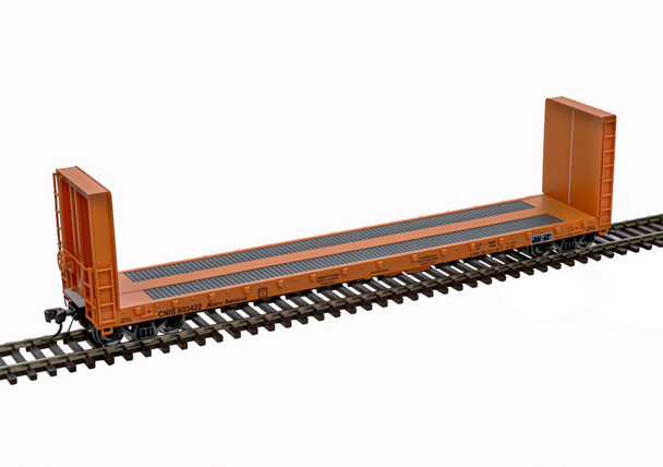 Atlas 20007097 HO Scale Canadian National 51' 6" Bulkhead Flat Car 603405