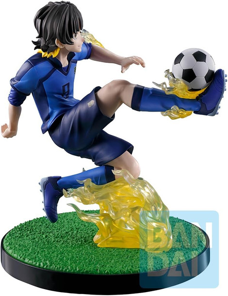 Bandai 67104 1:12 Scale 5.1" Blue Lock - Meguru Bachira Ichibansho Figure