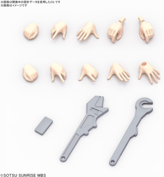 Bandai 2680796 The Witch From Mercury Chuatury Panlunch Plastic Model Kit