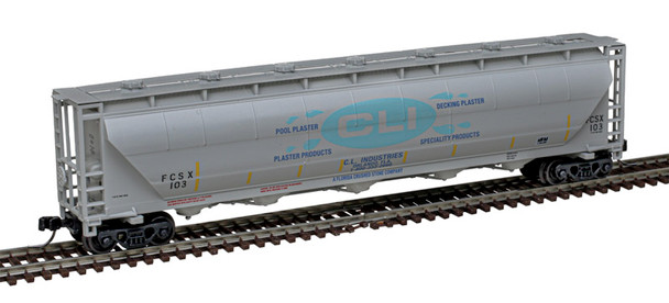 Atlas 50005668 N Scale CLI Industries Trinity PD5000 Covered Hopper 102