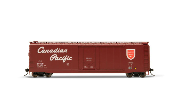 Rivarossi 6636C HO CP 50-Foot Plug-Door Boxcar Newsprint Service Only #80920