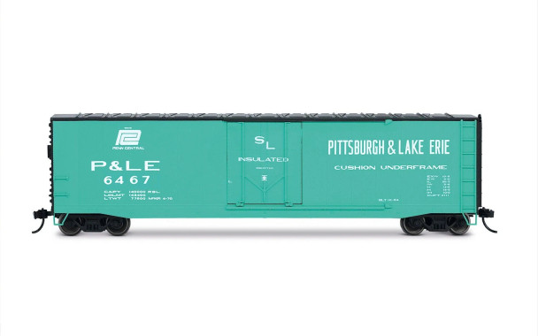Rivarossi 6663D HO Scale Pittsburgh & Lake Erie 50-Foot Plug-Door Boxcar #6467