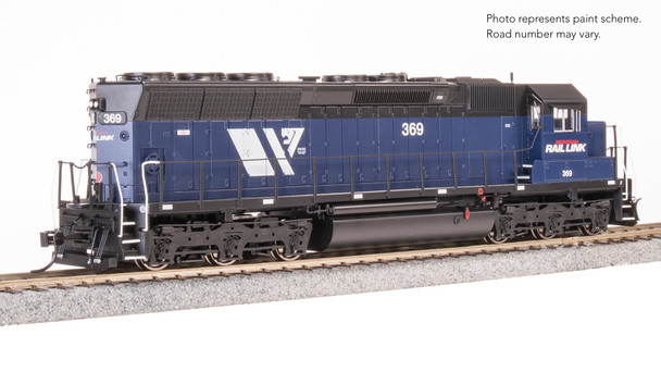 Broadway Limited 9817 HO EMD SD45 MRL #369 Blue W Logo Paragon4 DCC/Sound