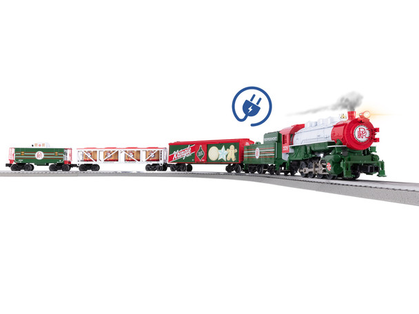 Lionel 2523120 O Scale Peppermint Railroad 0-8-0 LionChief Set LionChief BT 5.0