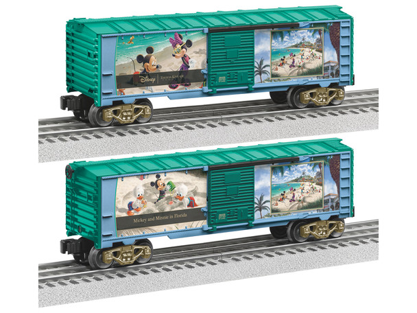 Lionel 2528430 O Scale Disney Thomas Kinkade Mickey & Minnie Boxcar