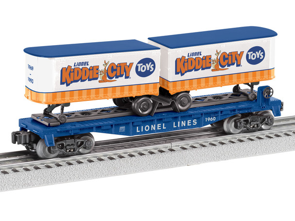 Lionel 2528660 O Scale Lionel Kiddie City Flatcar with Trailers