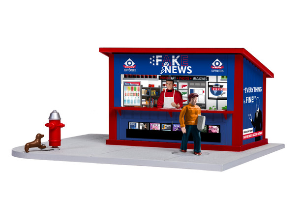 Lionel 2529260 O Scale Lionelville Fake News Stand #2