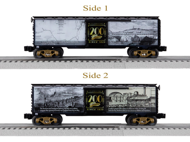 Lionel 2538050 O Scale Stockton & Darlington 200th Anniversary Boxcar