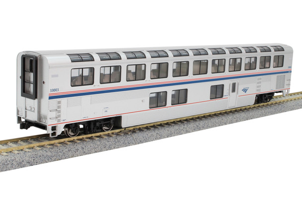 Kato 35-6066 HO Scale Amtrak Superliner I Lounge Phase VI #33003