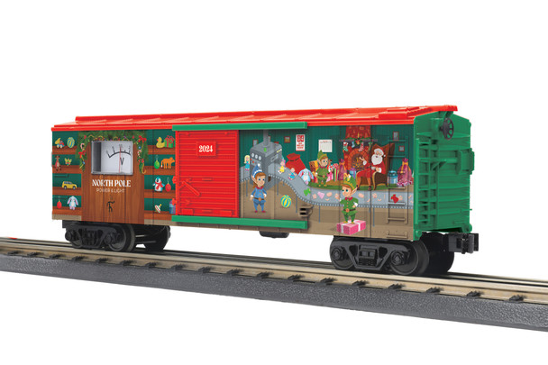 MTH O Gauge RailKing North Pole Power & Light #2024 Boxcar New