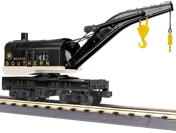MTH O Gauge RailKing Southern Crane Car New