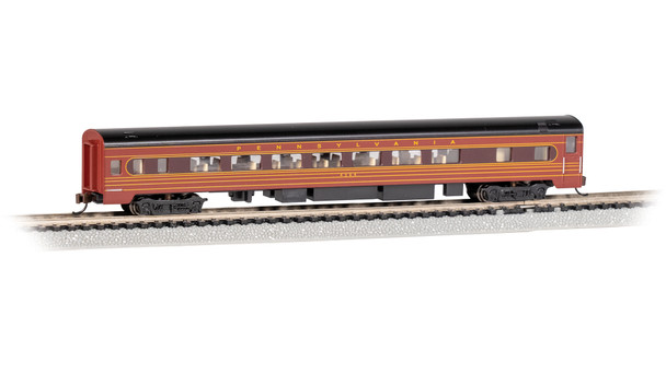 Bachmann N Scale 14258 85' Smooth-side Coach - PRR #4264 New