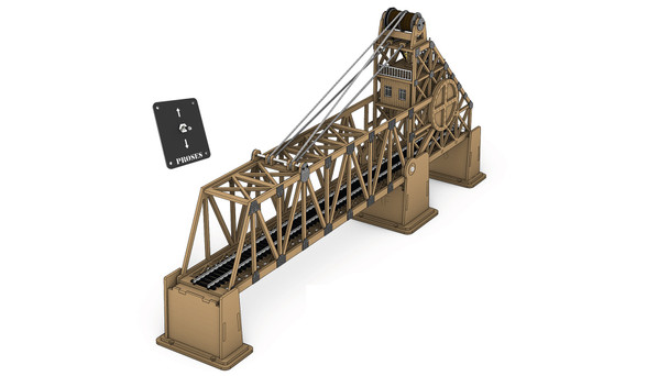 Bachmann HO Scale 39126 Motorized Drawbridge Kit New