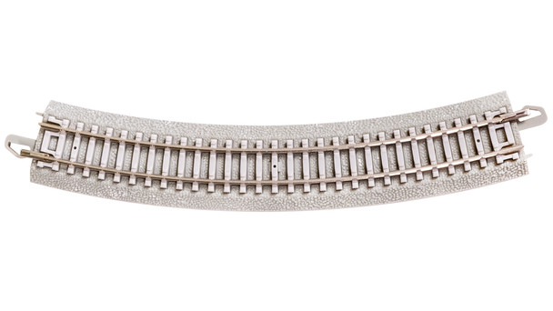 Bachmann N Scale E-Z Track with Concrete Ties - 11.25" Radius Curved Track New