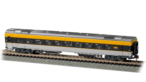Bachmann 74556 Siemens Venture Passenger Cars - Via Rail Canada Coach #2801 New