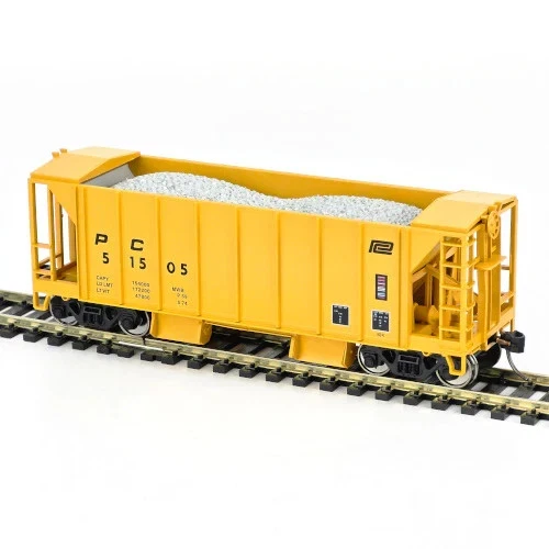 Bowser 43678 HO 70-Ton 2-Bay Ballast Hopper with Side Chutes Penn Central