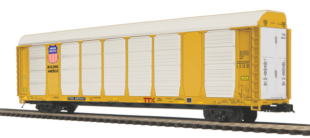 MTH 2095821 O Scale Premier Corrugated Auto Carrier Union Pacific New