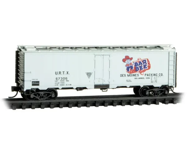 Micro-Trains 05900300 N Scale Wood Sheathed Ice Reefer Bar-Bee #67306 New