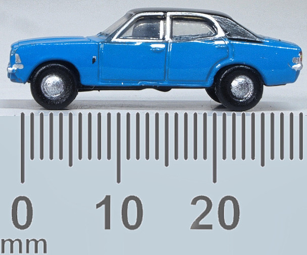 Oxford Diecast NCOR3005 N Electric Monza Blue Cortina MKIII New