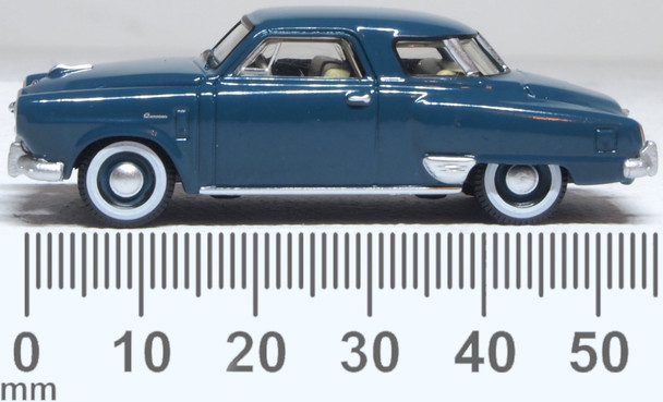 Oxford Diecast 87SC50002 HO 1950 Studebaker Champion Starlight Coupe Aqua Green