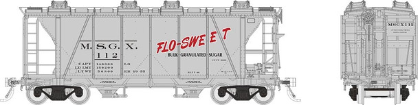 Rapido 149004A HO Scale MSGX (Flo-Sweet) Enterprise Covered Hopper #1