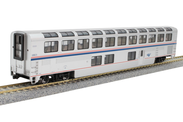 Kato HO Scale 35-6067 Amtrak Superliner I Lounge Phase VI #33023 New