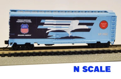 Value Trains HO 40-002 40' PS-1 Boxcar UP MP Heritage 1982