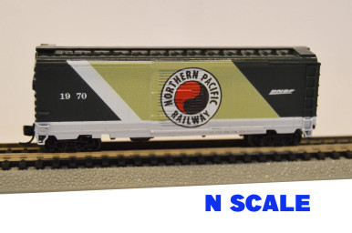 Value Trains HO Scale 40-209 40' PS-1 Boxcar BNSF Northern Pacific Heritage 1970