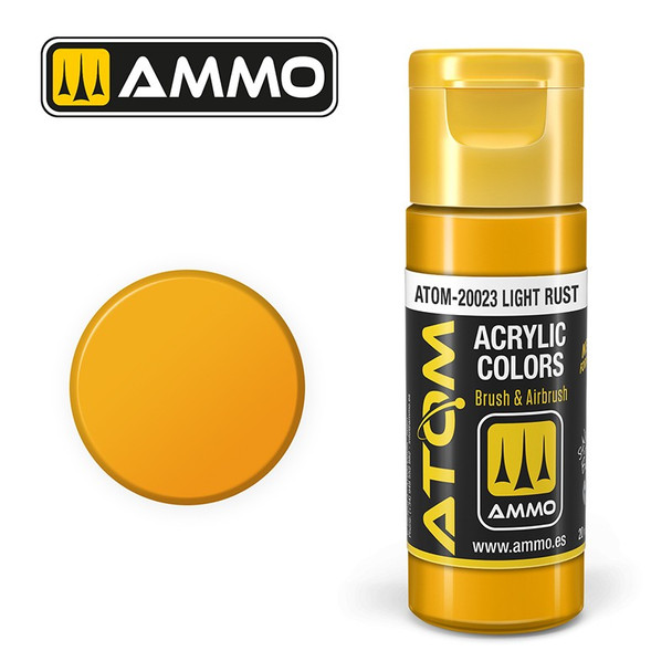 AMMO by Mig Jimenez ATOM-20023 Atom Color paint 17mL ATOM Atom Color Light Rust