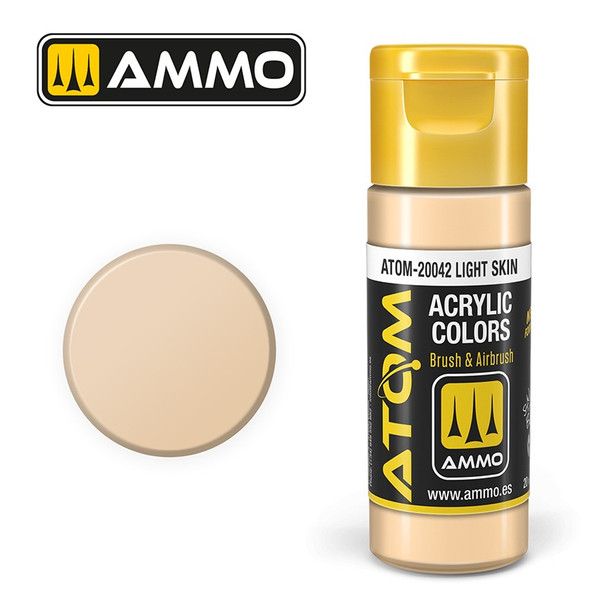 AMMO by Mig Jimenez ATOM-20042 Atom Color paint 17mL ATOM Atom Color Light Skin