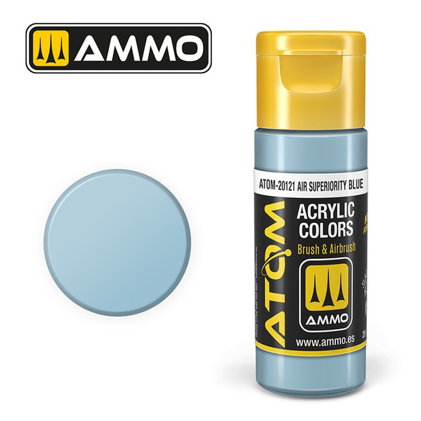 AMMO by Mig Jimenez ATOM-20121 17mL ATOM Atom Air Superiority Blue