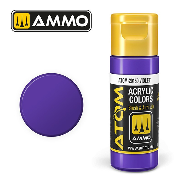 AMMO by Mig Jimenez ATOM-20150 Atom Color paint 17mL ATOM Atom Color Violet