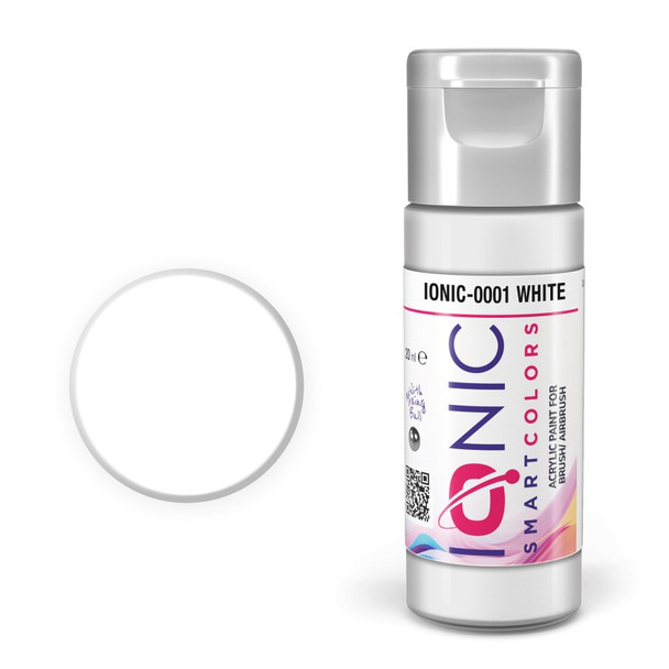 AMMO by Mig Jimenez IONIC-0001 High quality paint 20mL jar IONIC White