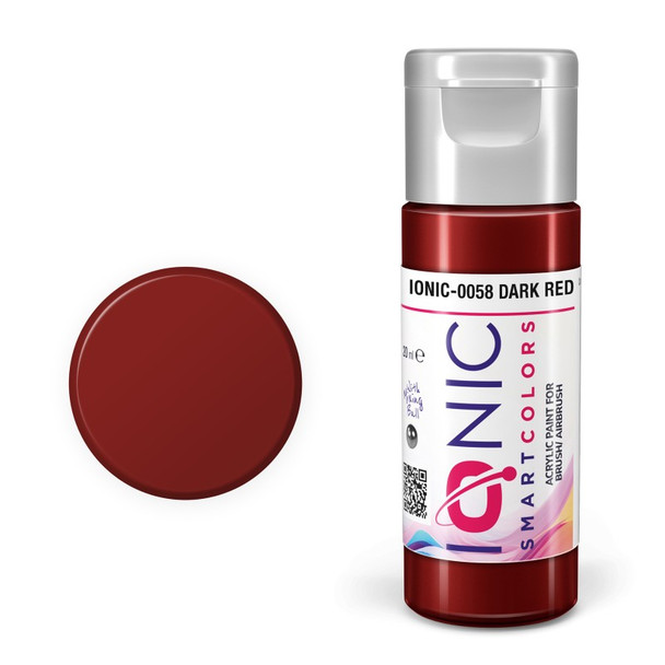 AMMO by Mig Jimenez IONIC-0058 High quality paint 20mL jar IONIC Dark Red