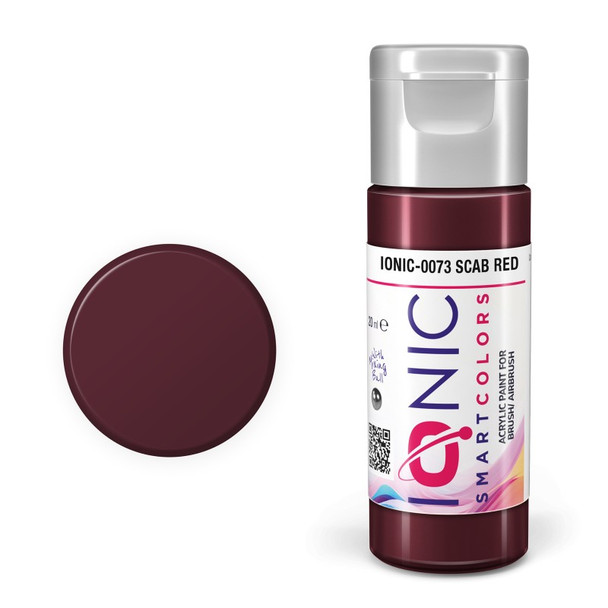 AMMO by Mig Jimenez IONIC-0073 High quality paint 20mL jar IONIC Scab Red