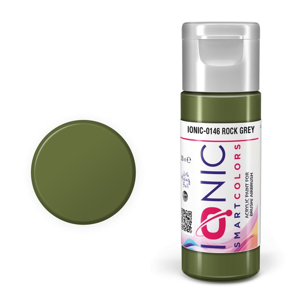AMMO by Mig Jimenez IONIC-0146 High quality paint 20mL jar IONIC Rock Grey