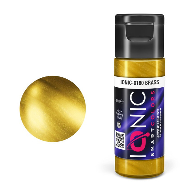 AMMO by Mig Jimenez IONIC-0180 High quality paint 20mL jar IONIC Brass