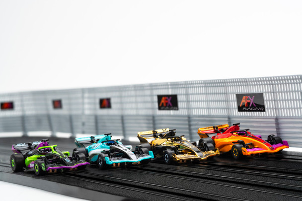 AFX 22157 HO Super International 4-Lane Race Set HO Scale Slot Car Race Set