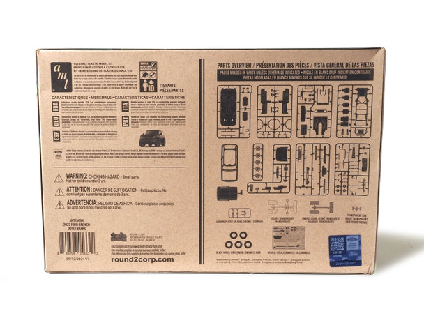 AMT 1345M 1:25 Scale 2023 Ford Bronco Outer Banks Collectible Plastic Model Kit