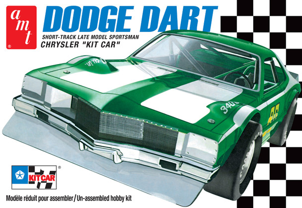 AMT 1450 1:25 Scale Dodge Dart Sportsman Short Track Kit Car Plastic Model Kit