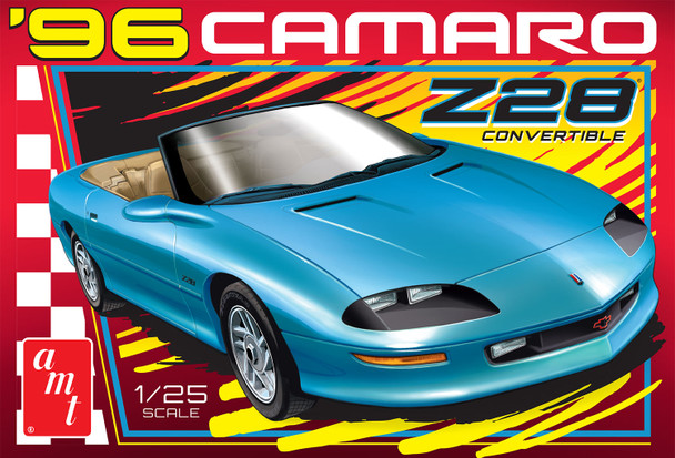 AMT 1495 1:25 Scale 1996 Chevy Camaro Z28 Convertible Plastic Model Kit