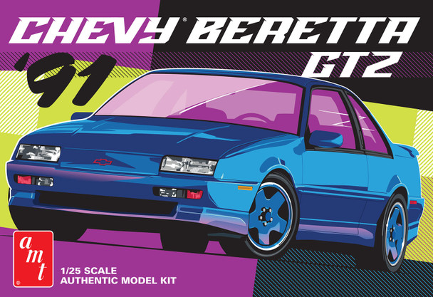 AMT 1531 1:25 Scale 1991 Chevy Beretta GTZ Collectible Plastic Model Kit