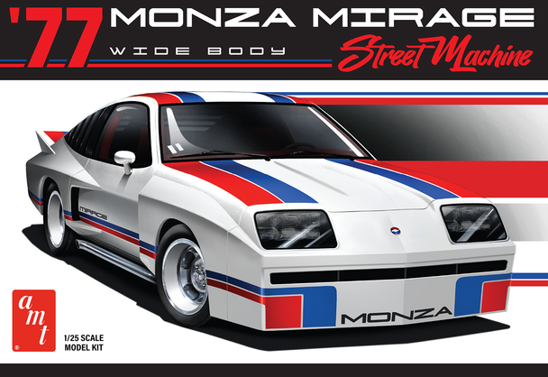 AMT 1547 1:25 Scale 1977 Chevy Monza SS Collectible Hobby Plastic Model Kit