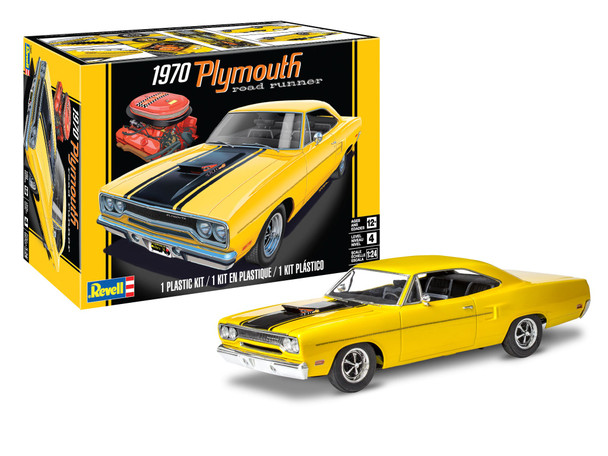 Revell 14531 1:24 Scale 1970 Plymouth Road Runner Plastic Model Kit