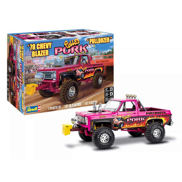 Revell 14532 1:24 Scale 1978 Chevrolet Blazer Pulldozer Plastic Model Kit