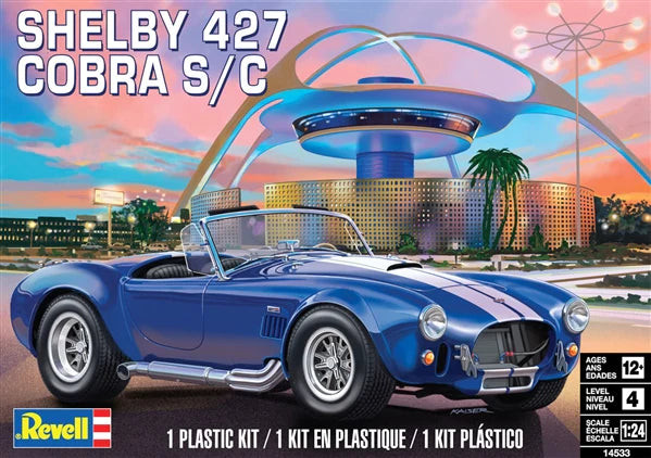 Revell 14533 1:24 Scale Shelby Cobra 427 S/C Plastic Model Kit