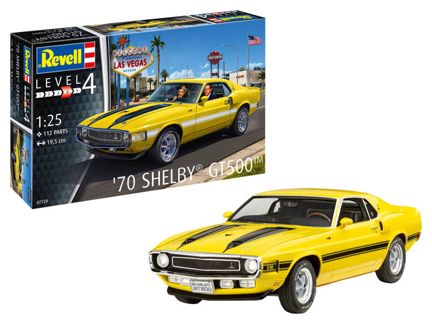 Revell 14563 1:25 Scale 1970 Shelby GT-500 Plastic Model Kit
